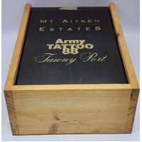 Mt. Aitken Estates Army Tattoo 88 Tawny Port 2 Bottle Set in Wood Box