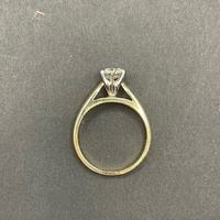 Ladies 18ct Yellow Gold Solitaire Diamond Ring