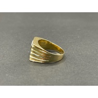 Mens 18ct Yellow Gold Signet Ring
