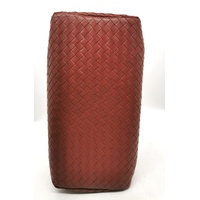 Bottega Veneta Intrecciato Medium Cognac Leather Tote Bag Handbag