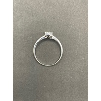 Ladies 14ct White Gold Diamond Ring