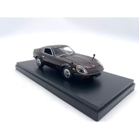 Kyosho Nissan Fairlady 240ZG 1/43 Diecast Mini Car Maroon Collectible