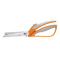 Fiskars Easy Action Pinking Shears Stainless Steel Zigzag Scissors