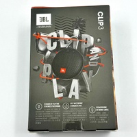 JBL Clip 3 Portable Bluetooth Speaker Black Waterproof Wireless Sound
