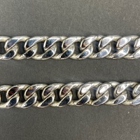 Mens 925 Sterling Silver Curb Link Necklace