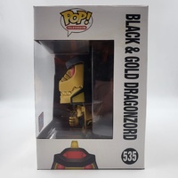 Mighty Morphin Power Rangers Black Gold Dragonzord Funko Pop 535 2017 Exclusive