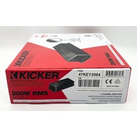Kicker KEY200.4 4 Channel Smart Amplifier 200W RMS Auto EQ Car Audio