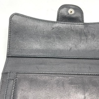 Chanel Classic Flap Lambskin Wallet Black Leather Black Hardware