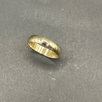 Unisex 18ct Yellow Gold Plain Wedding Band Ring
