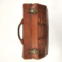 Vintage Brown Leather Doctors Bag Genuine Leather Medical Satchel