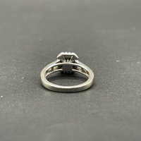 Ladies 9ct White Gold Diamond Engagement Ring