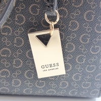 GUESS Suma Satchel Handbag CML Leather Tote SG947806 Stylish Purse