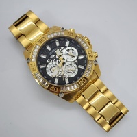 Guess GW0390G2 30 Clear Stones Gold Tone Stainless Steel Mens Watch