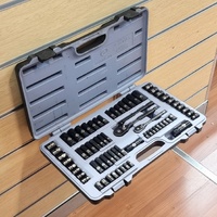 Stanley 69pc Socket Set 1/4in 3/8in Drive Metric SAE Mechanics Tools
