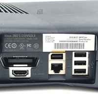 Microsoft Xbox 360 S Slim Console 1439 with Kinect Sensor Controller and Leads