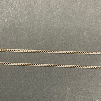 Ladies 18ct Rose Gold Cable Link Chain & Pink Sapphire Infinity Pendant