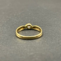 Ladies 18ct Yellow Gold Diamond Ring