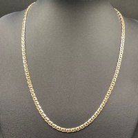 Unisex 9ct Yellow Gold Anchor Link Necklace