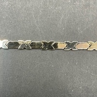 Unisex 18ct Yellow Gold Fancy Link Bracelet