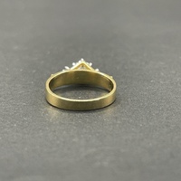 Ladies 18ct Yellow Gold Diamond Ring