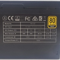 EVGA 700 GD 700W 80 Plus Gold Power Supply PSU 100-GD-0700