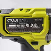 Ryobi RIWH18X 18V One+ HP Cordless Brushless Impact Wrench Skin Only