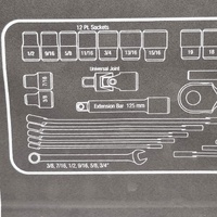 Sidchrome SCMT10184 35pc Metric AF 1/2 inch Drive Socket and Spanner Set