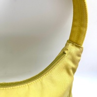 Prada Tessuto Mini Nylon Sport Hobo Bag MV515 Yellow Authentic Purse