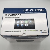 Alpine iLX-W650E Double Din 7 Inch Audio Video Receiver with Wiring Harness