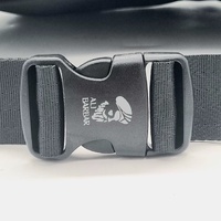 Alibarbar Unisex Black Waterproof Bumbag Waist Bag Fanny Pack Travel