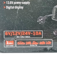 SCA 7 Stage Smart Battery Charger 6V/12V/24V 10A Automatic Maintainer