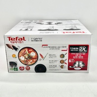 Tefal Ingenio Emotion 6 Pc Stainless Steel Non Stick Cookware Set