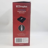 Dimplex DreamEasy Micro Fleece Heated Throw DHEBHTCG Size 180cmx130cm