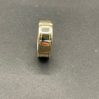 Mens 10ct Yellow Gold Band Ring