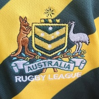NRL Authentics 2023 Australia Rugby League Jersey 2XL Green Yellow