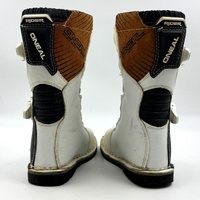 O'Neal Youth MX Motocross Dirt Bike Boots K13 White Black Off Road