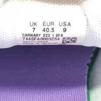 Lacoste Carnaby 222 1 SFA Womens Sneakers White Purple Leather US 9