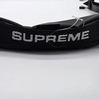 Supreme Small Waist Bag FW22 Black Logo Adjustable Strap Water Resistant