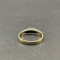 Unisex 9ct Yellow Gold Diamond Ring
