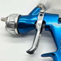 DeVilbiss ProLite 1.3mm Fluid Tip HV30 Cap Spray Paint Gun Blue