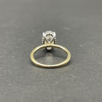 Ladies 18ct Yellow Gold Lab Grown Diamond Ring