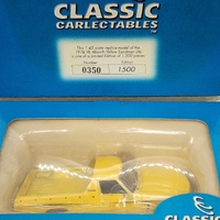 Classic Carlectables 1:43 1974 HJ Absinth Yellow Sandman Ute LTD 0350 of 1500