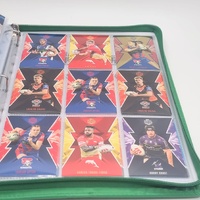 Large View NRL 2025 Footy Trading Cards Set in 9 Pocket Green Album Official Licensed