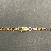 Unisex 9ct Yellow Gold Curb Link Necklace