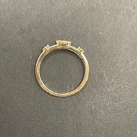 Ladies 10ct Yellow Gold Diamond Ring