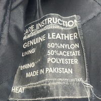 RJays Sports Jacket II Black Leather Motorcycle Jacket Mens Size 38