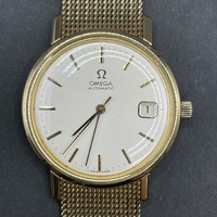 Mens 9ct Yellow Gold 1974 Omega Automatic Watch