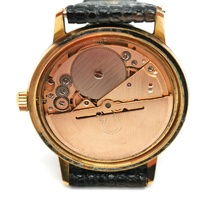 Omega Geneve 9K Gold Automatic Ladies Analog Watch Vintage Swiss Made