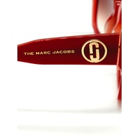 Large View Marc Jacobs 625/S Red Square Brown Gradient Lens Women's Sunglasses