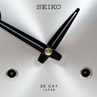 Seiko 30 Day Winding Wall Clock Striking Day Date Calendar Vintage